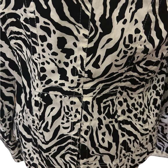 Dressbarn Animal Print Jacket Size Large - Picture 6 of 9